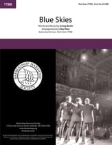 Blue Skies TTBB choral sheet music cover